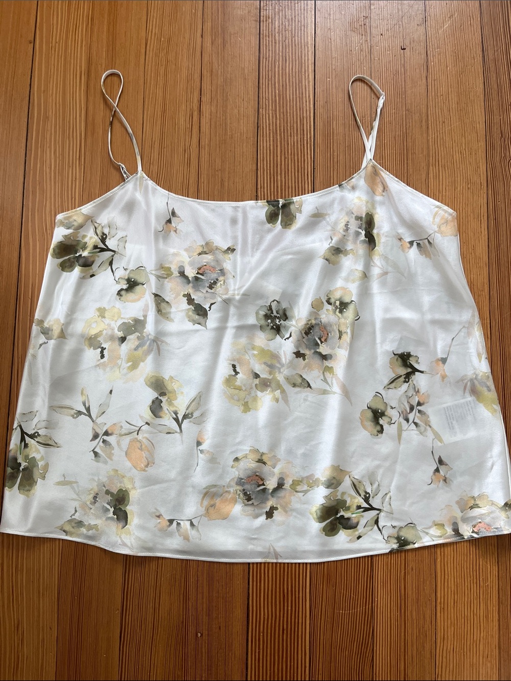 NWT Club Monaco Silk Charmeuse Cami Tank Top
